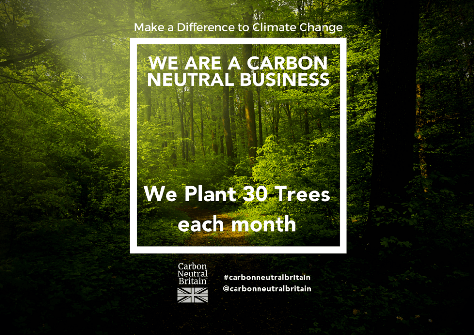 We Are Now A Carbon Nautral Company