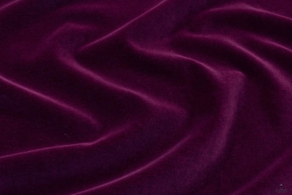 6560 - AUBERGINE VELVET English Suit Cotton (310 gms / 11 Oz)