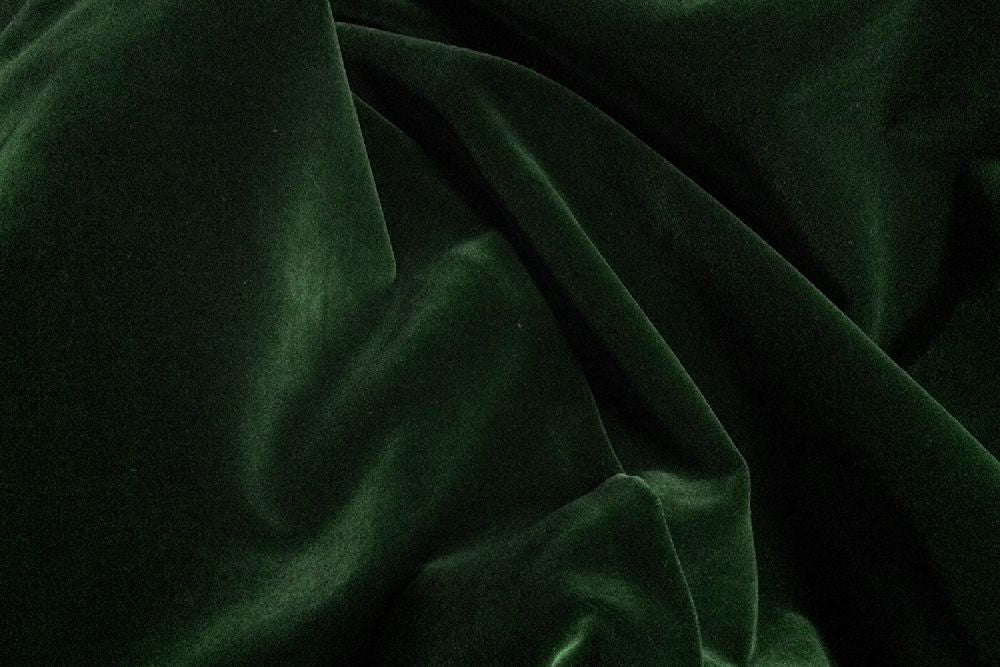6567 - BOTTLE GREEN VELVET English Suit Cotton (310 gms / 11 Oz)