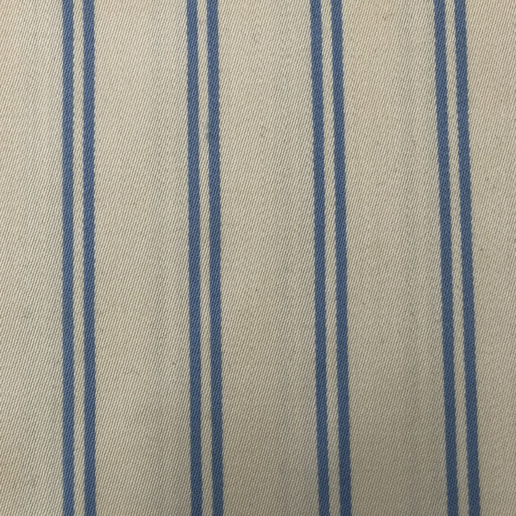 SAL160 - CREAM W/ AQUA STRIPE 1" BOATING STRIPE – 385 GRAMS / 13.5OZ
