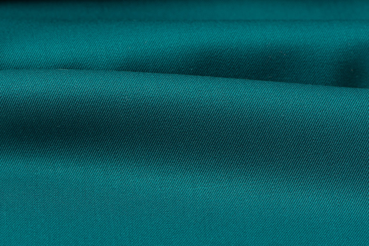 H3126 - Teal Plain Gabardine (270 grams / 9 Oz)