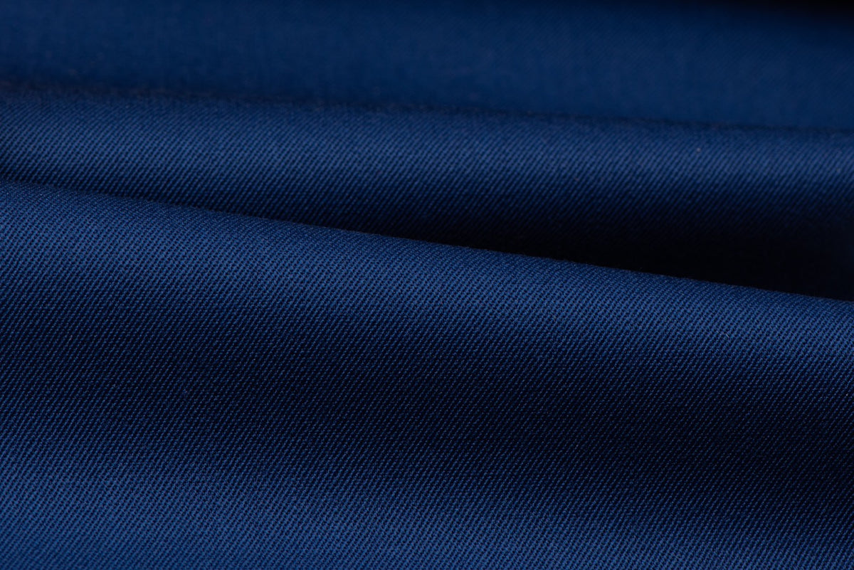 H3131 - Blue Plain Gabardine (270 grams / 9 Oz)