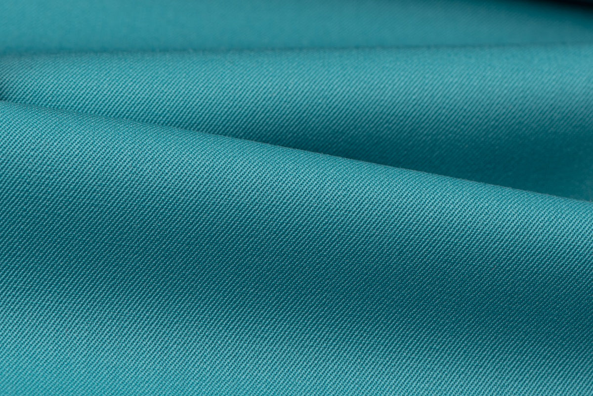 H3134 - Turquoise Plain Gabardine (270 grams / 9 Oz)