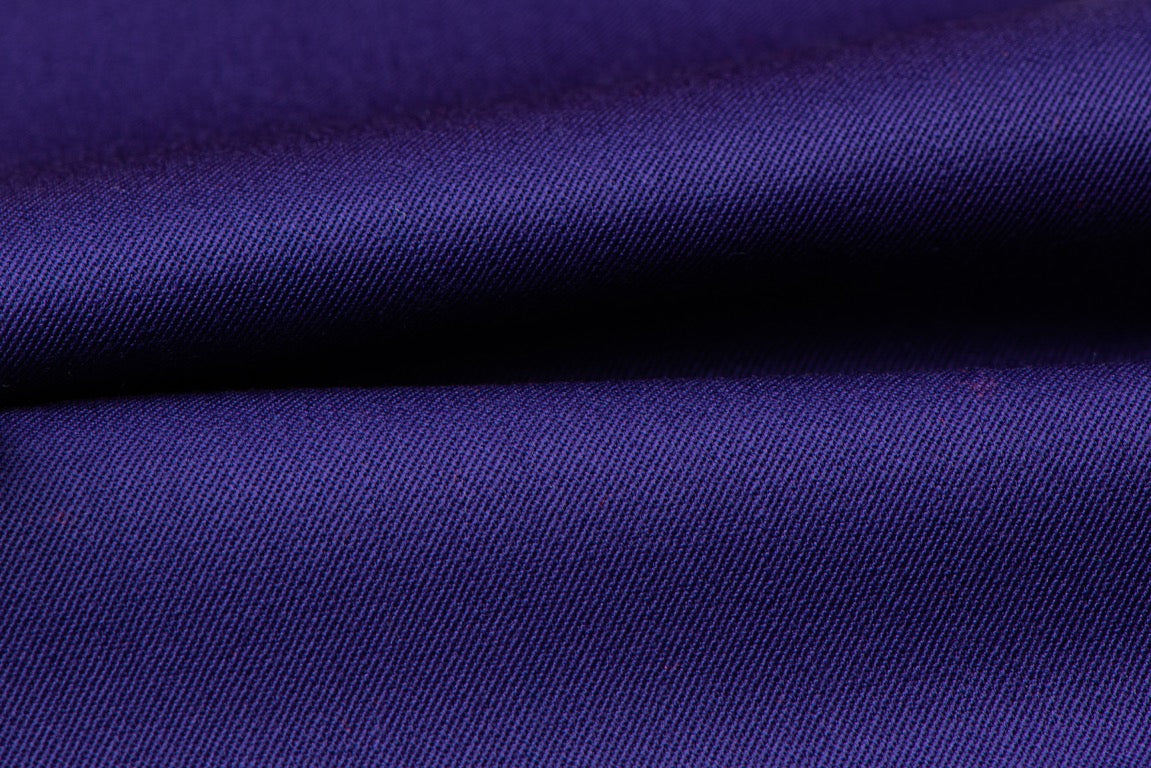 H3136 - Purple Plain Gabardine (270 grams / 9 Oz)
