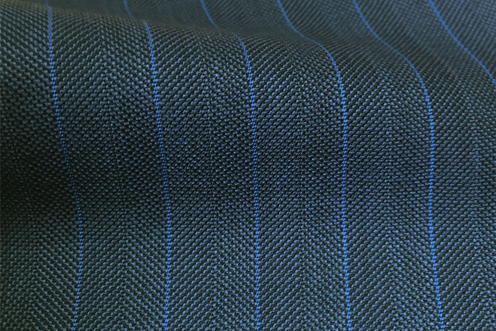 H3600 - Blue Herringbone W/ Blue 12mm Pin (285 grams / 9 Oz)