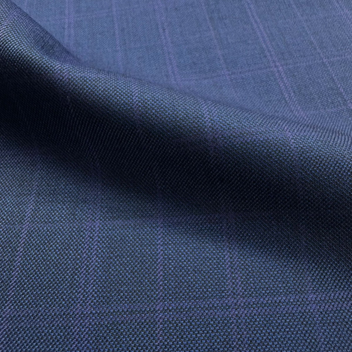 H3733 - Navy W/ Lilac Check (290 grams / 10 Oz)