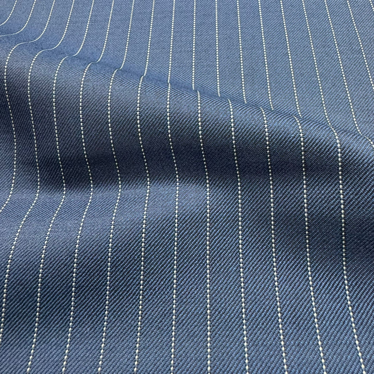 H3756 - French Blue Narrow Pinstripe (290 grams / 10 Oz)