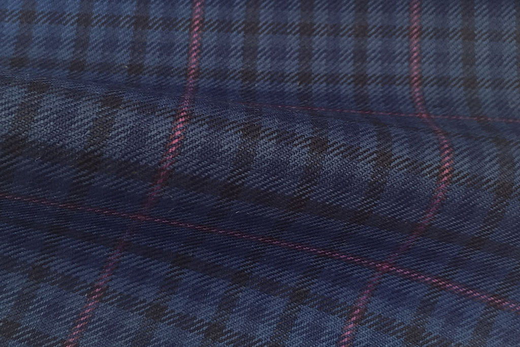 H4106 - Blue Gingham W/ Purple OC (285 grams / 9 Oz)