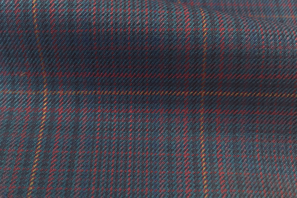 H4111 - Lt Navy Check W/ Gold Red OC (285 grams / 9 Oz)