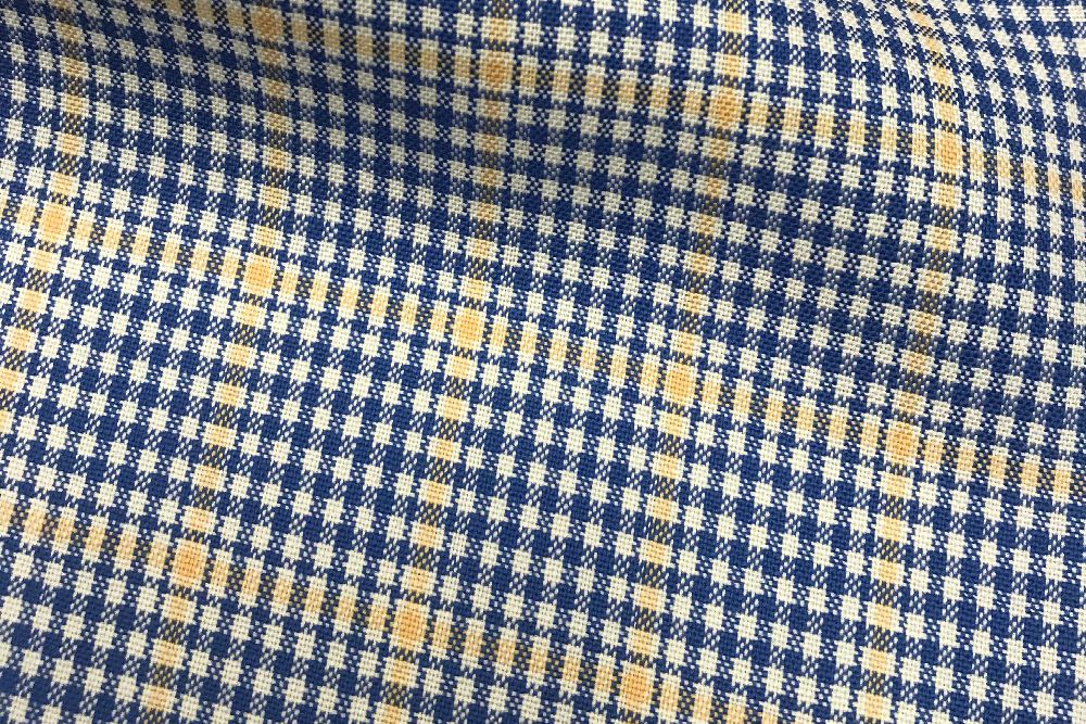 H5115 - NAVY WITH WHITE YELLOW CHECK (240 grams / 8 Oz)