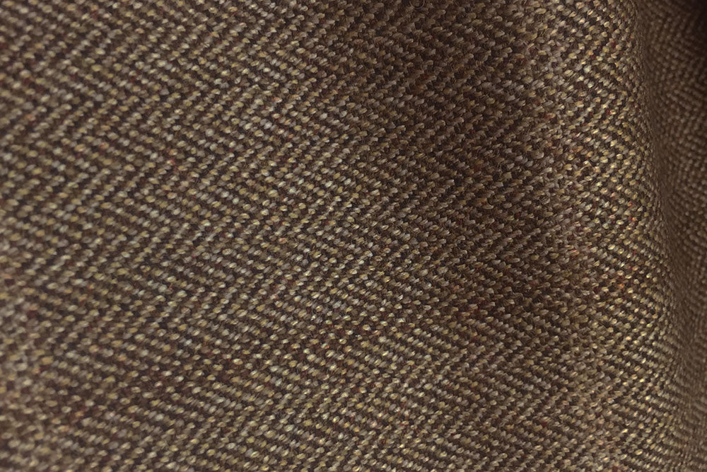 H7454 - BROWN WITH TAN OVERCHECK (500 grams / 17 Oz)
