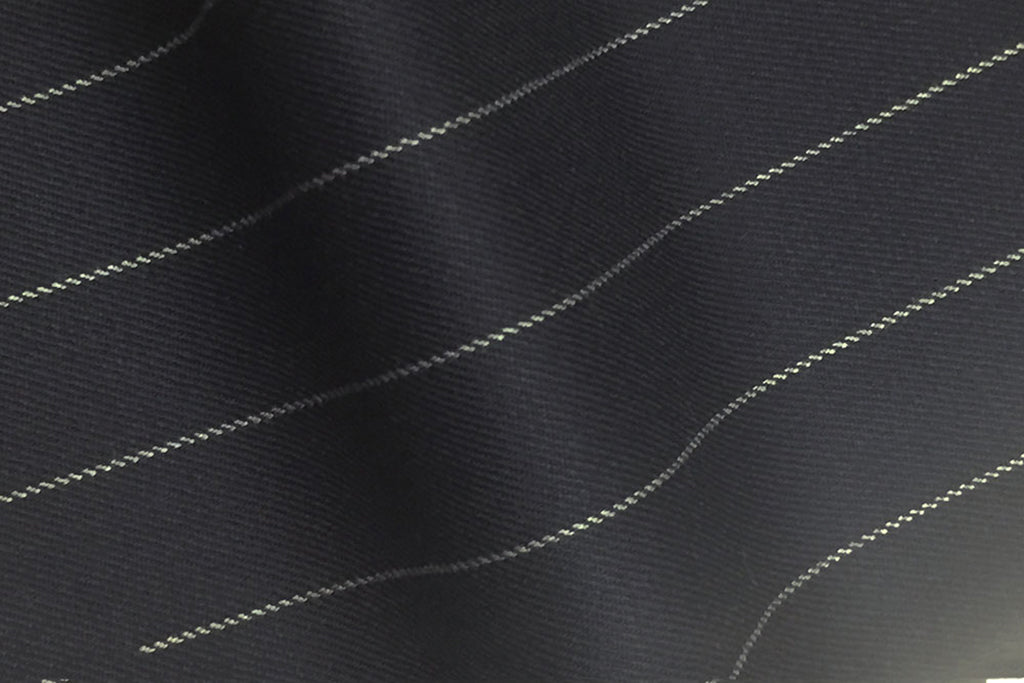 H7507 - NAVY / WHITE ROPE PIN STRIPE (280 grams / 9 Oz)