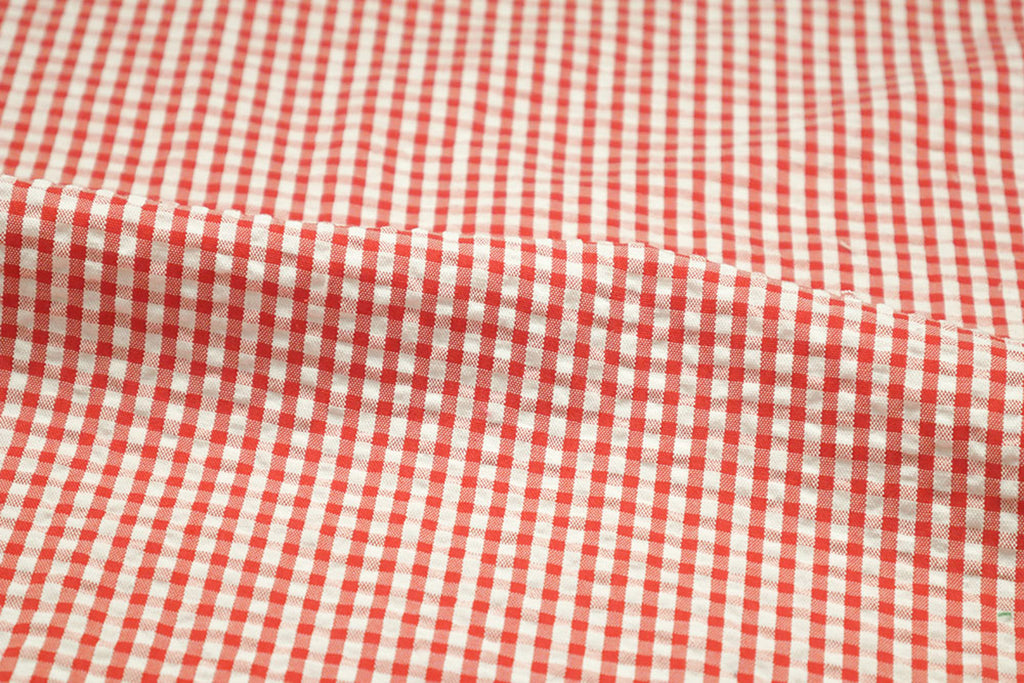 H8314 - ORANGE CHECKS (220 grams / 7 Oz)