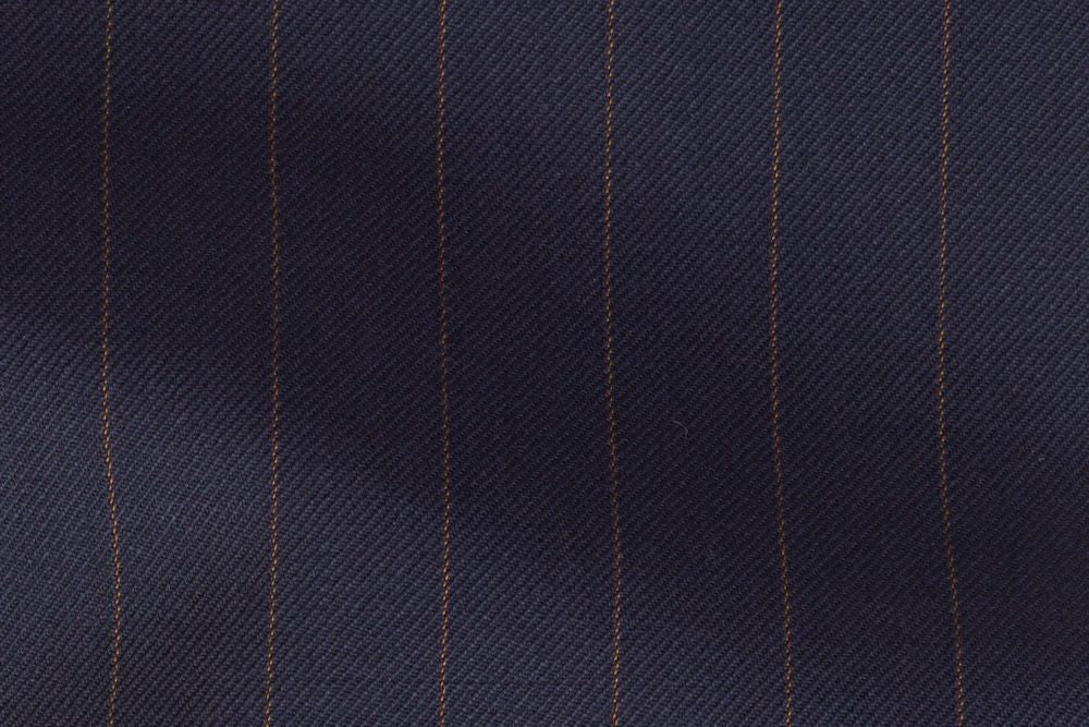 HC953 - NAVY with GOLD Pin Stripe (380-400 grams / 13-14 Oz)