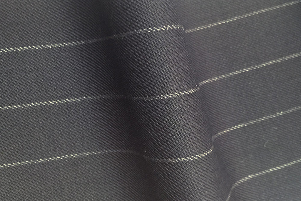 HC942 - NAVY Wide Chalk Stripe (380-400 grams / 13-14 Oz)