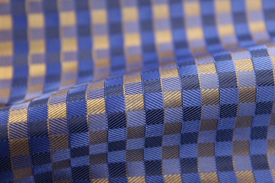 HTL 7263 - Gold Blue Check