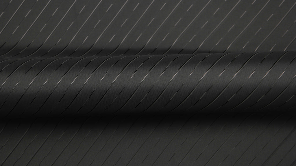 HTL 7186 - Twill Self Stripe Black