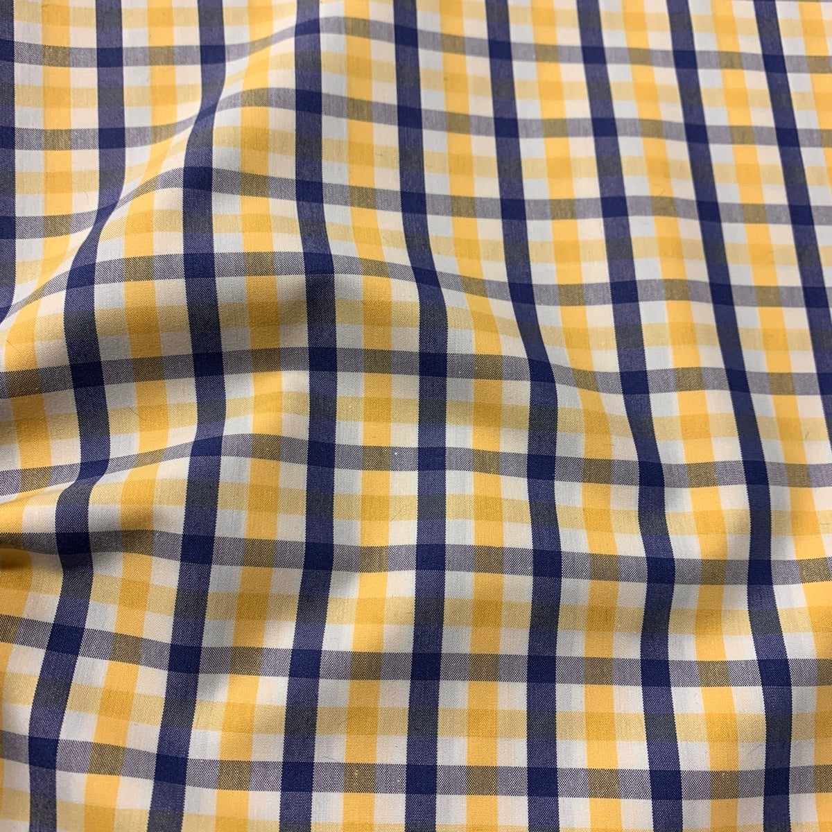 HTS41 - Yellow and Blue Gingham