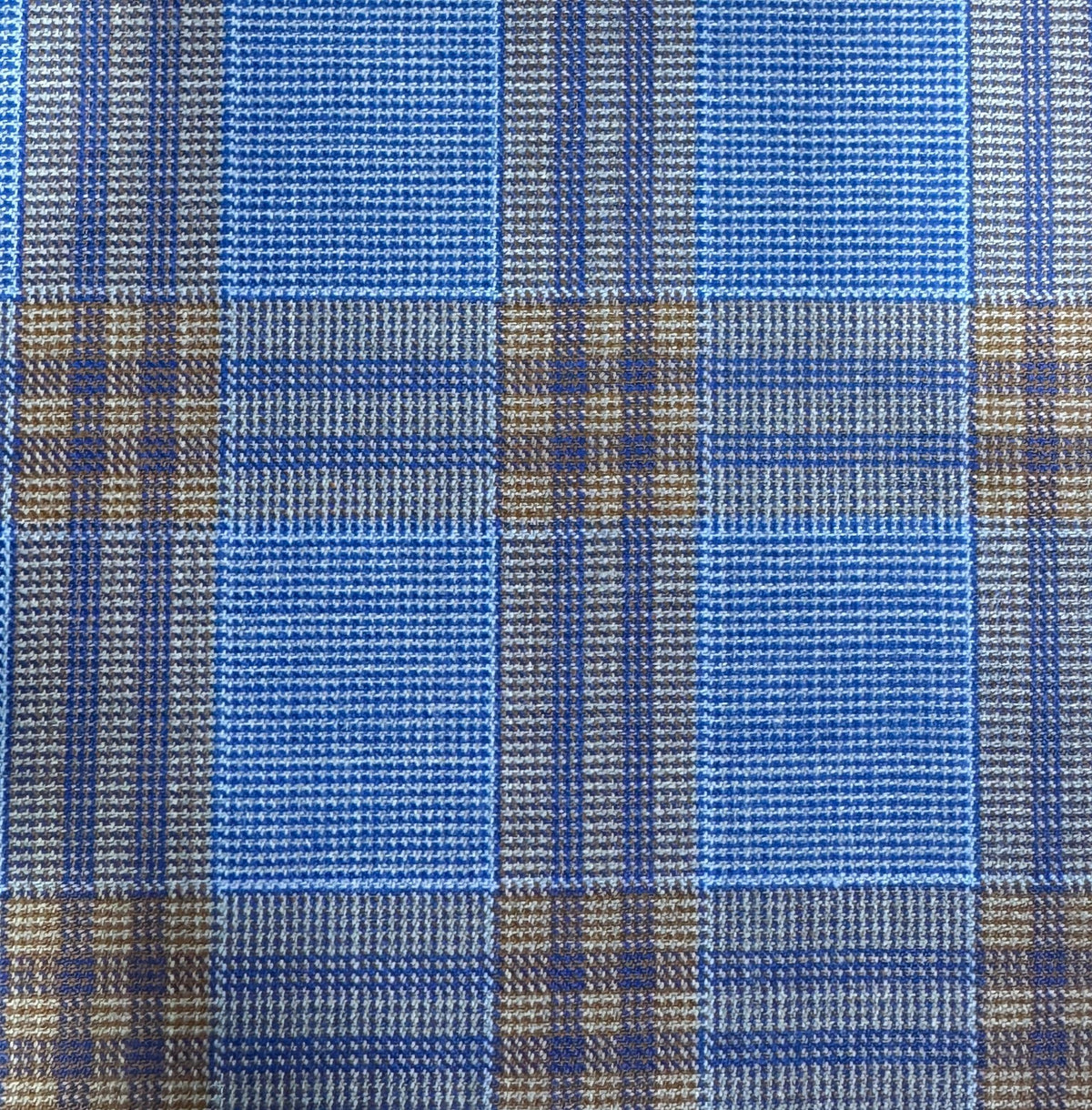 SAL255 - BLUE W/ ORANGE CHECK (280 Grams / 10 oz)