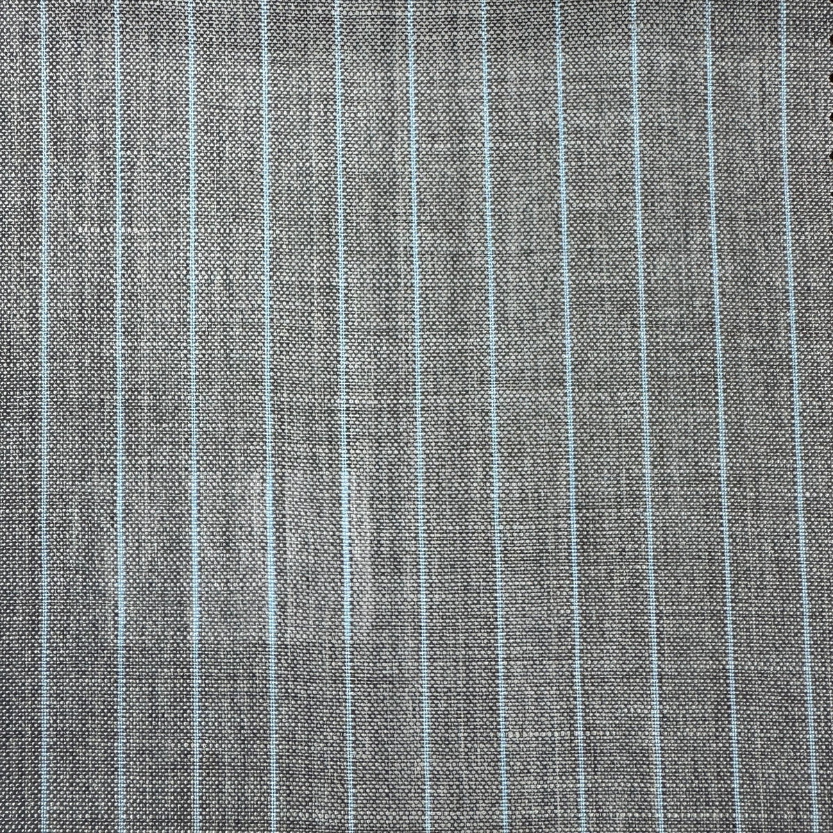 SAL317 - LIGHT GREY W/ SELF & RED STRIPE SUPER 120' & MOHAIR (220 Grams / 7.5 oz)