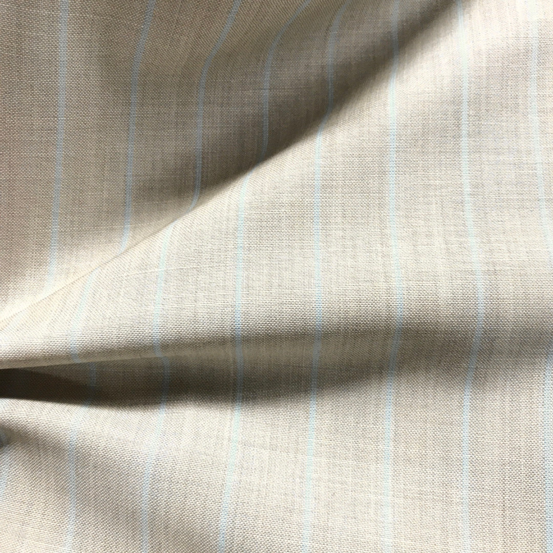 H2028 - Stone W/ Light Blue Banker Stripe