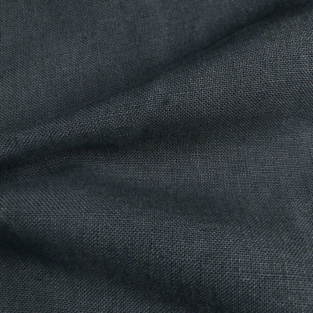 H6513 - CHARCOAL GREY English Suit Linen (240 grams / 8.5 Oz)