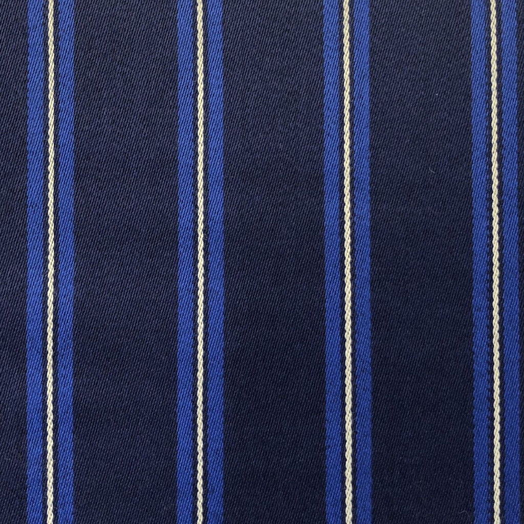 SAL161 - NAVY W/ BLUE/WHITE STRIPE 1 1/4" BOATING STRIPE – 385 GRAMS / 13.5OZ