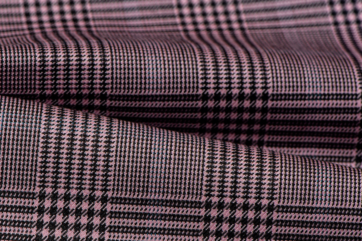 H1501 - Pink W/ Pink Black Check (290 Grams / 10 oz)