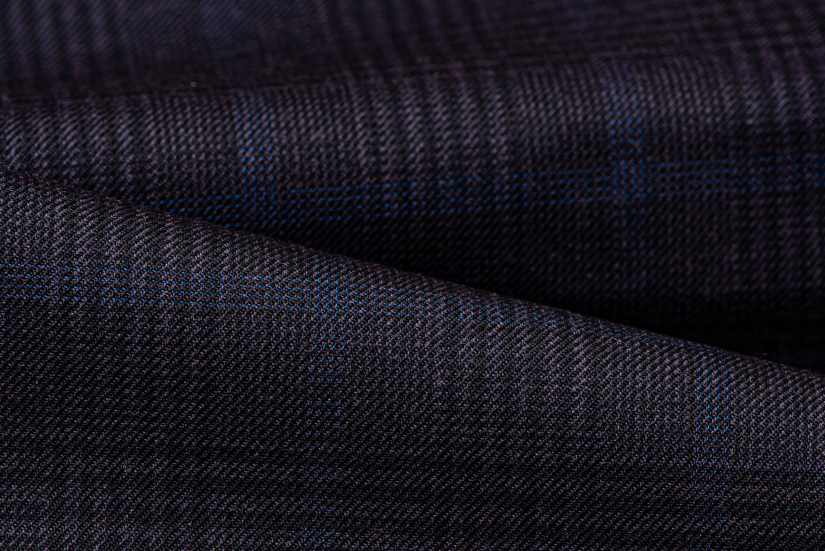 H1502 - Purple W/ Blue Black Check (290 Grams / 10 oz)