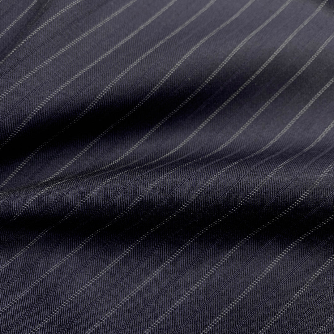 Navy W/ Black & White Fancy Pin