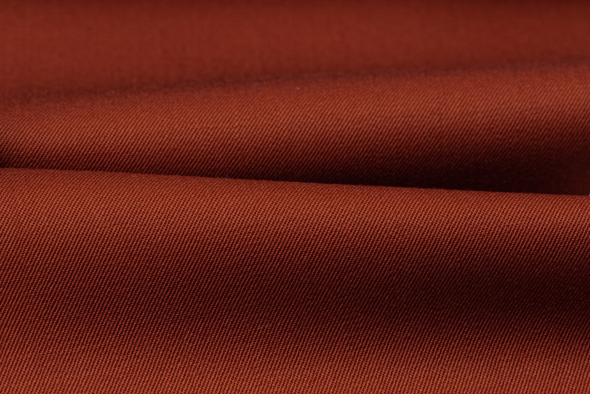 H3135 - Burnt Orange Plain Gabardine (270 grams / 9 Oz)