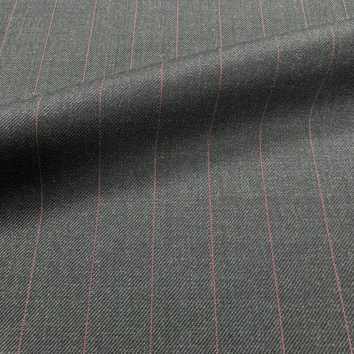 H3750 - Charcoal W/ Red Pinstripe (290 grams / 10 Oz)