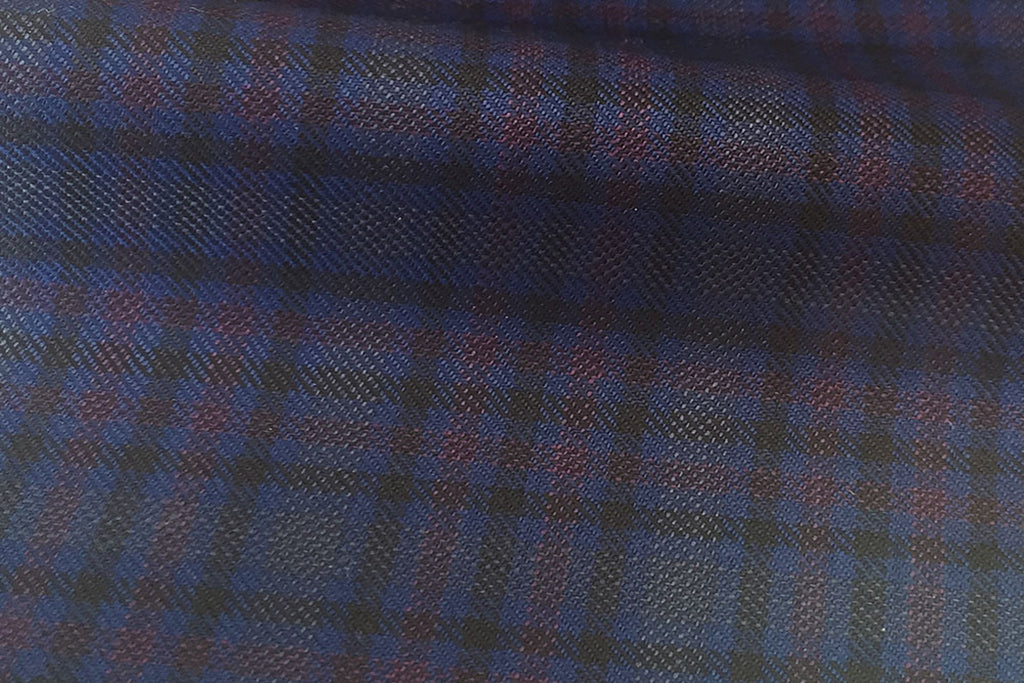 H4110 - French Blue Red Gingham (285 grams / 9 Oz)