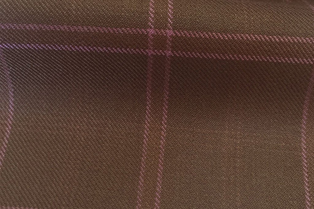 H4118 - Choc Brown W/ Pink Check (285 grams / 9 Oz)