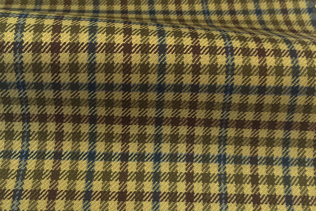 H4132 - Olive Gingham W/ Blue OC (285 grams / 9 Oz)