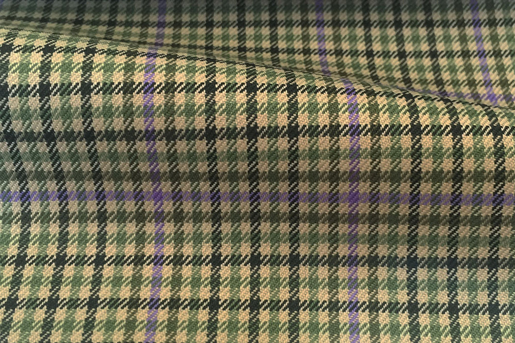 H4134 - Olive Gingham W/ Purple OC (285 grams / 9 Oz)