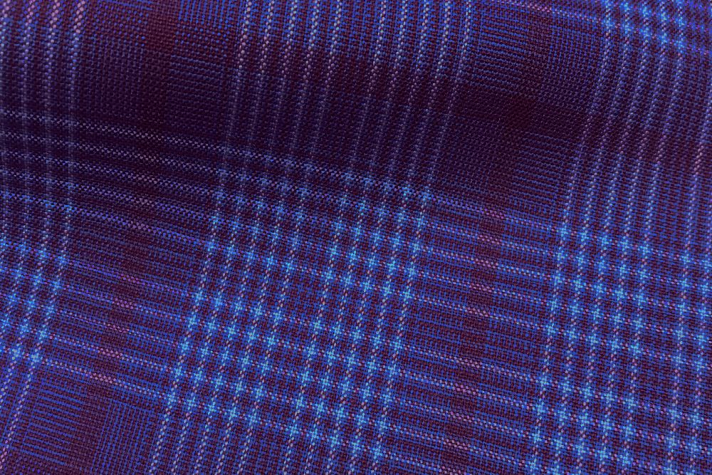 H5101 - BLUE WITH WHITE RED CHECK (240 grams / 8 Oz)
