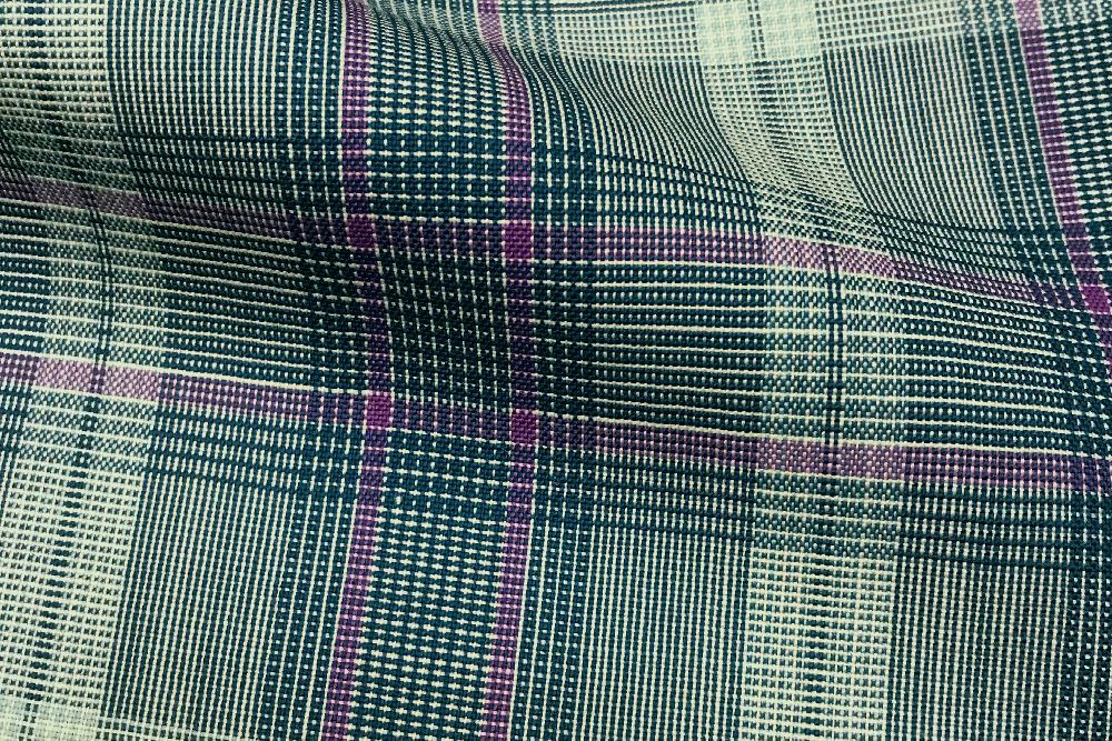 H5113 - LIGHT GREEN WITH GREEN LILAC CHECK (240 grams / 8 Oz)
