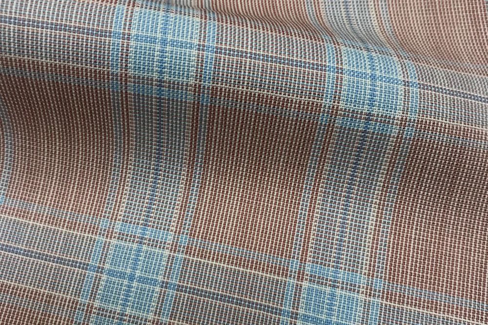 H5116 - RED WITH BLUE WHITE CHECK (240 grams / 8 Oz)