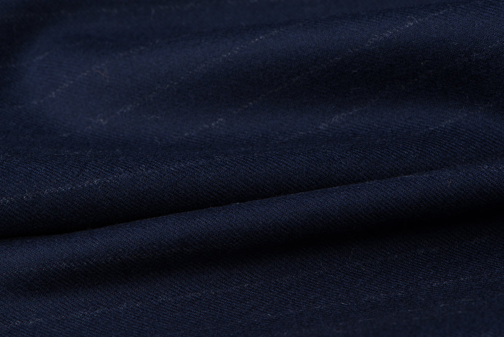 H7117 - Navy W/ White Chalk Stripe (300 grams / 10 Oz)