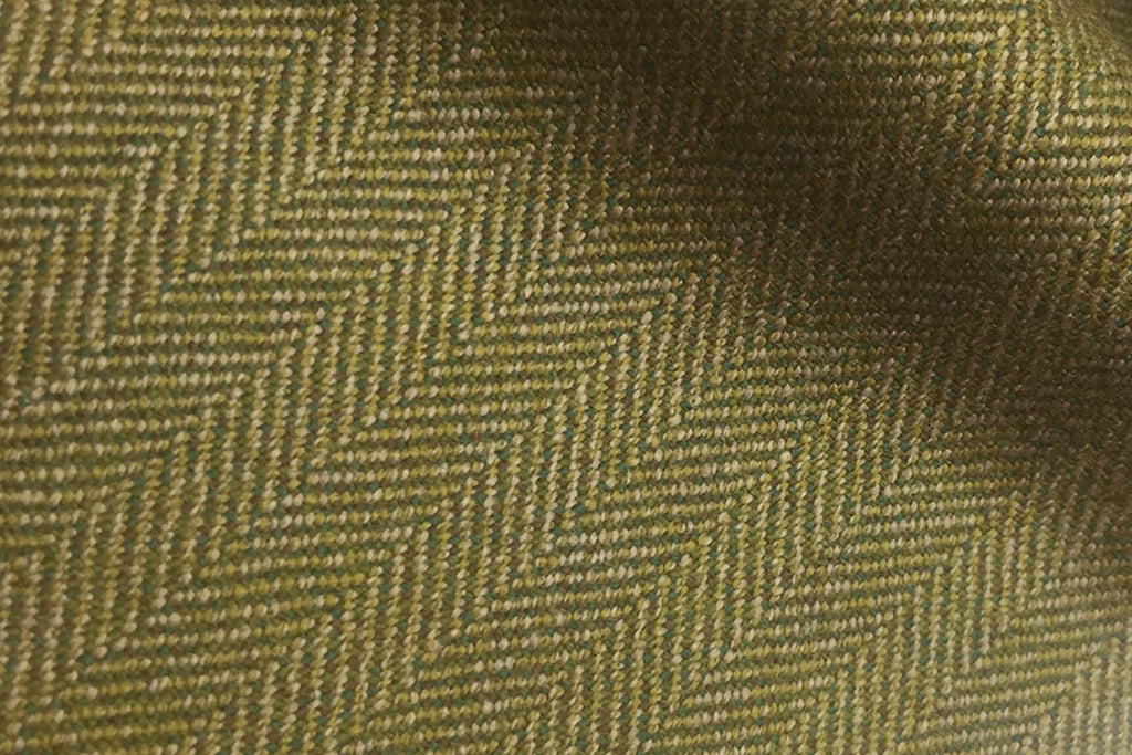 H7401 - LIGHT GREEN HERRINGBONE (500 grams / 17 Oz)