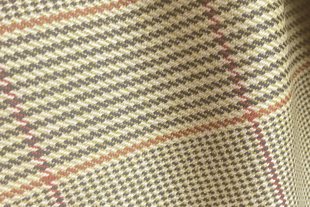 H7442 - BEIGE GLENCHECK (500 grams / 17 Oz)