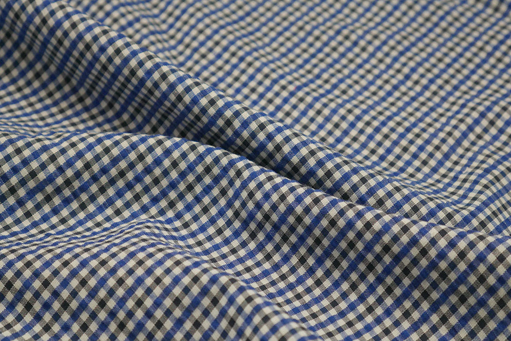 H8326 - BLUE BLACK CHECKS (220 grams / 7 Oz)