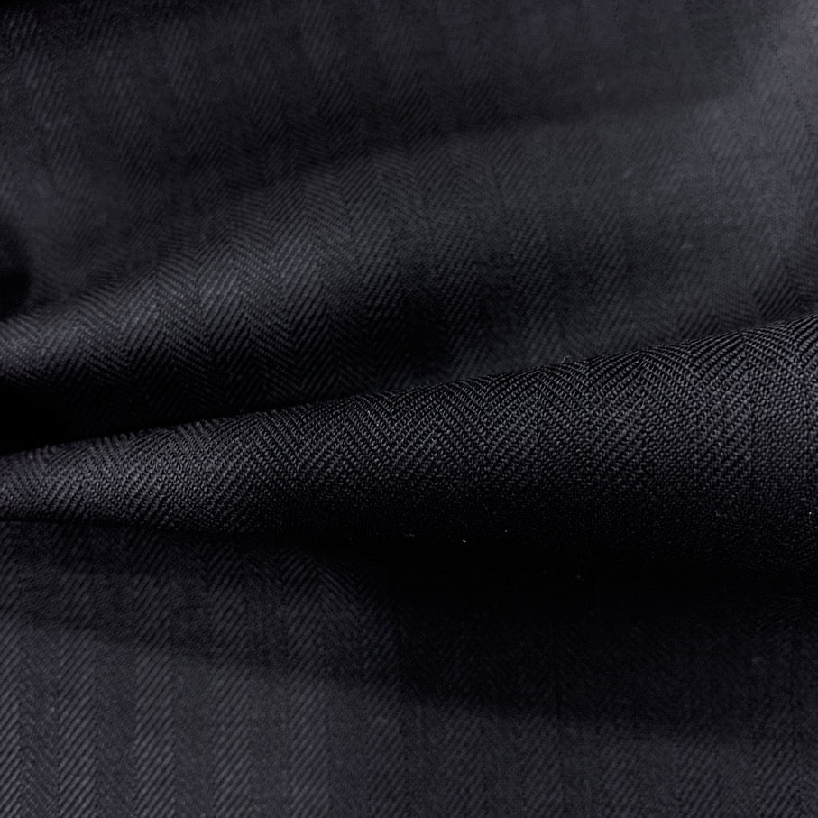 H8706 - Navy Herringbone - 285 Grams / 10 Oz