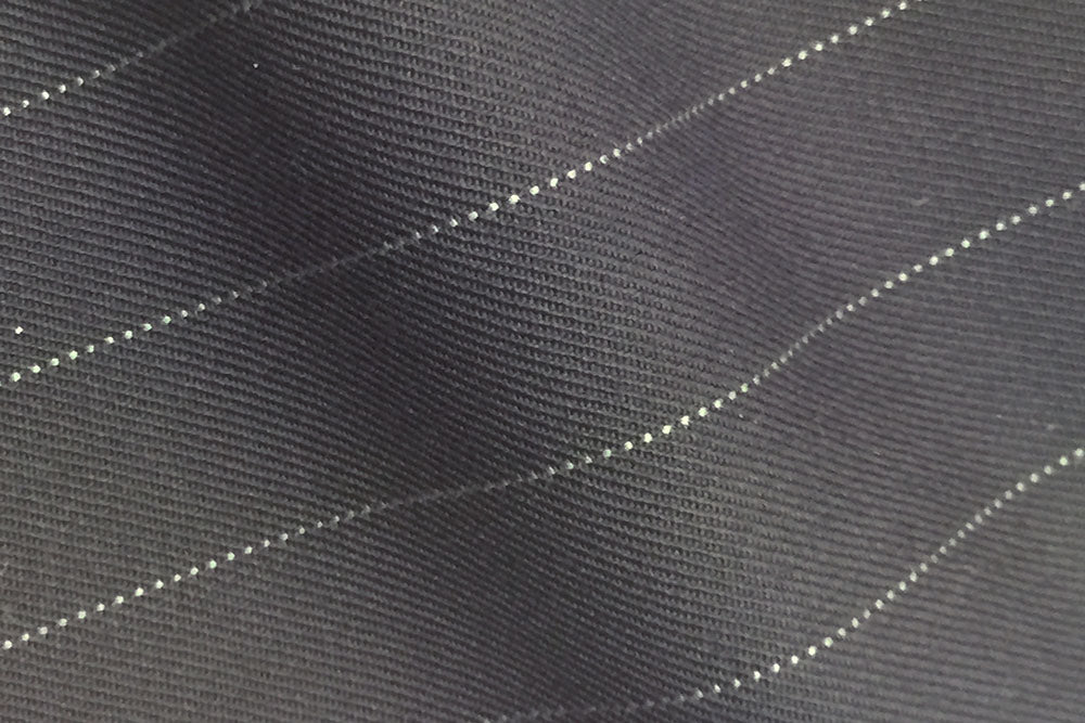 HC931 Navy Wide Pin Stripe 380-400 Grams 13-14 oz