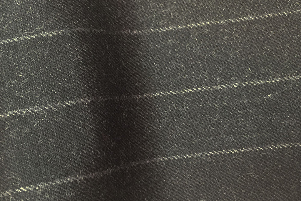 HC941 - CHARCOAL GREY Wide Chalk Stripe (380-400 grams / 13-14 Oz)