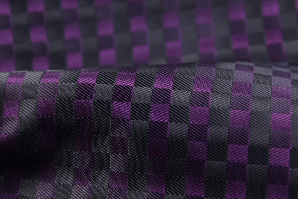 HTL 7262 - Purple Black Check