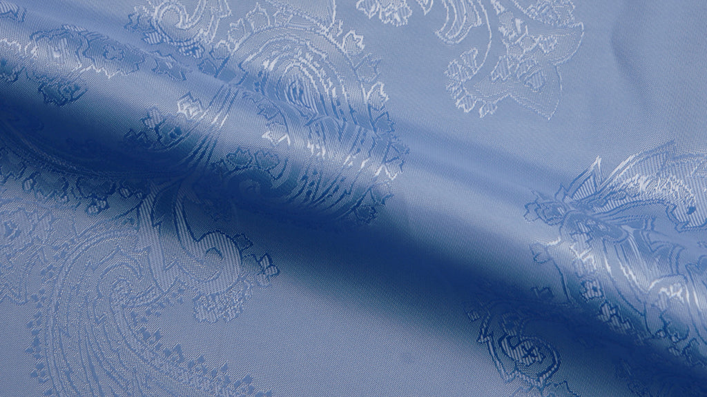 HTL 7038 - Large Paisley Sky Blue