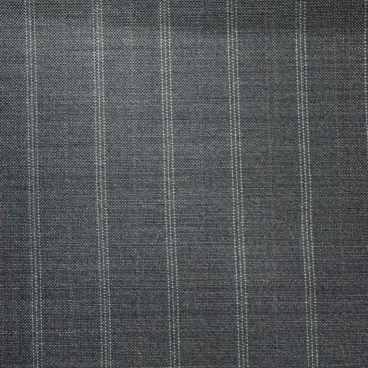 SAL318 - GREY W/ GREY & RED STRIPE SUPER 120' & MOHAIR (220 Grams / 7.5 oz)