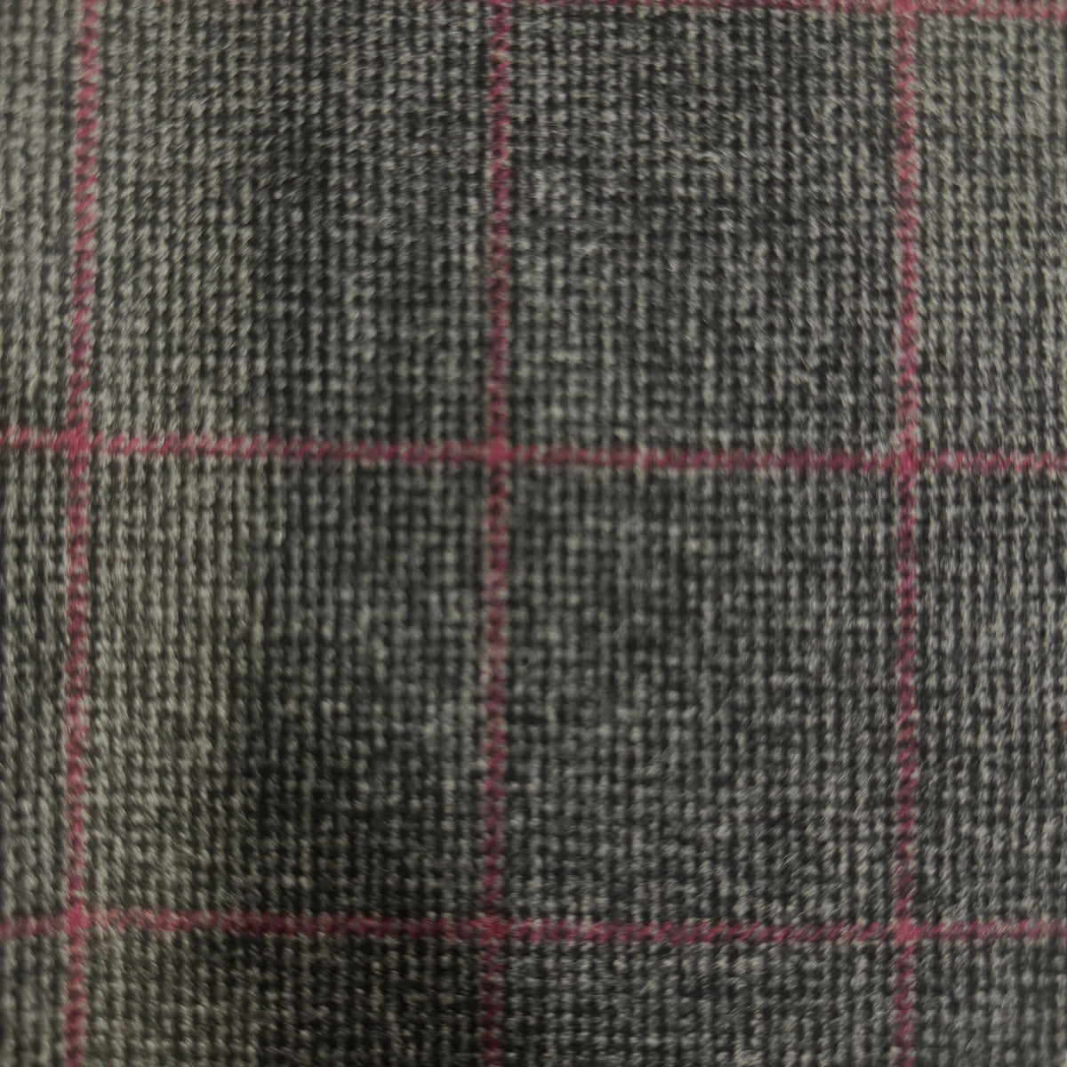 SAL281 - GREY W/ RED CHECK FLANNEL (360 Grams / 13 oz)